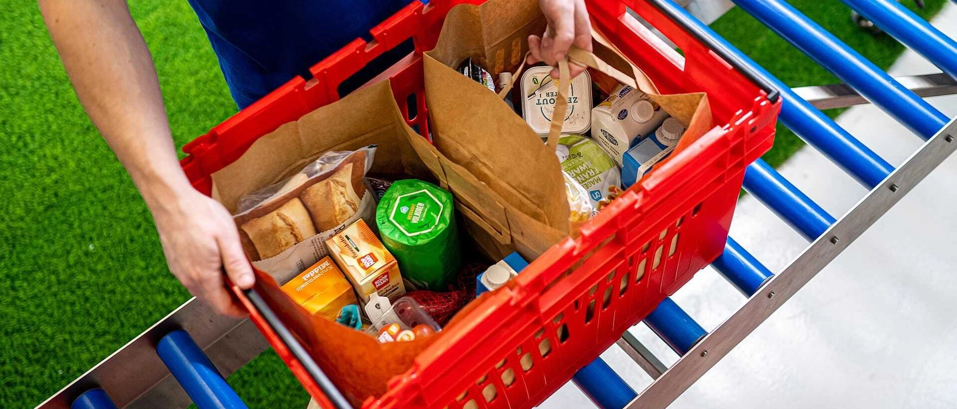 E-commerce | Grocery - paper bag in box | Niverplast